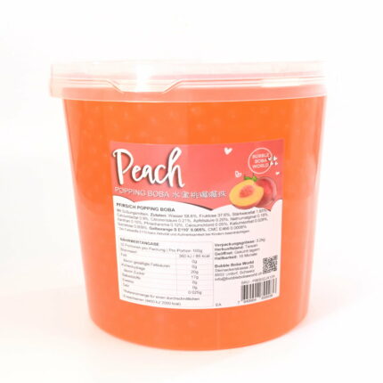 Peach Popping Boba | Front